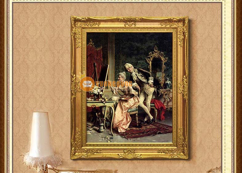 tranh trang trí phong cách cổ điển châu âu HYY125-2